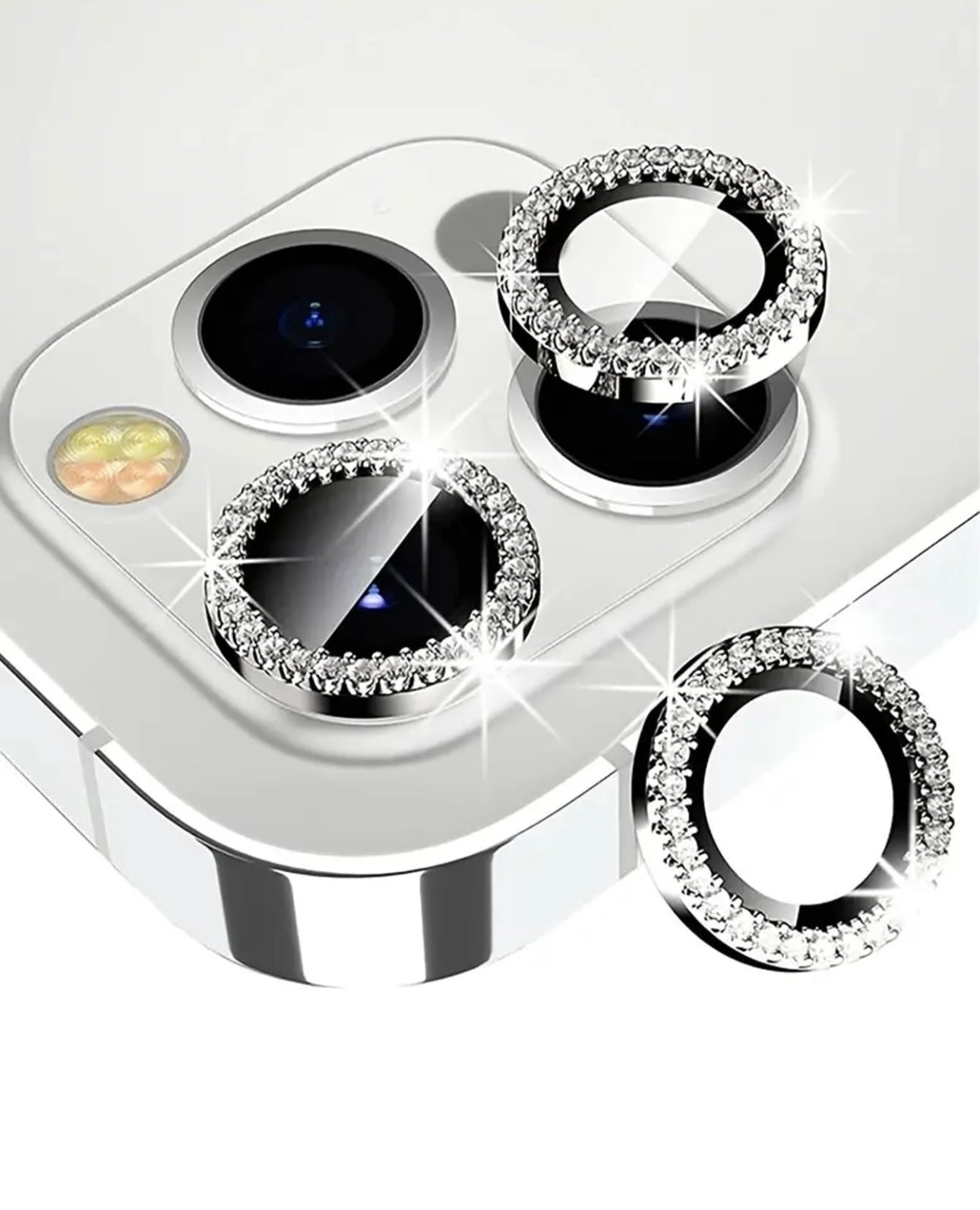 Silver Bling Lens Cover