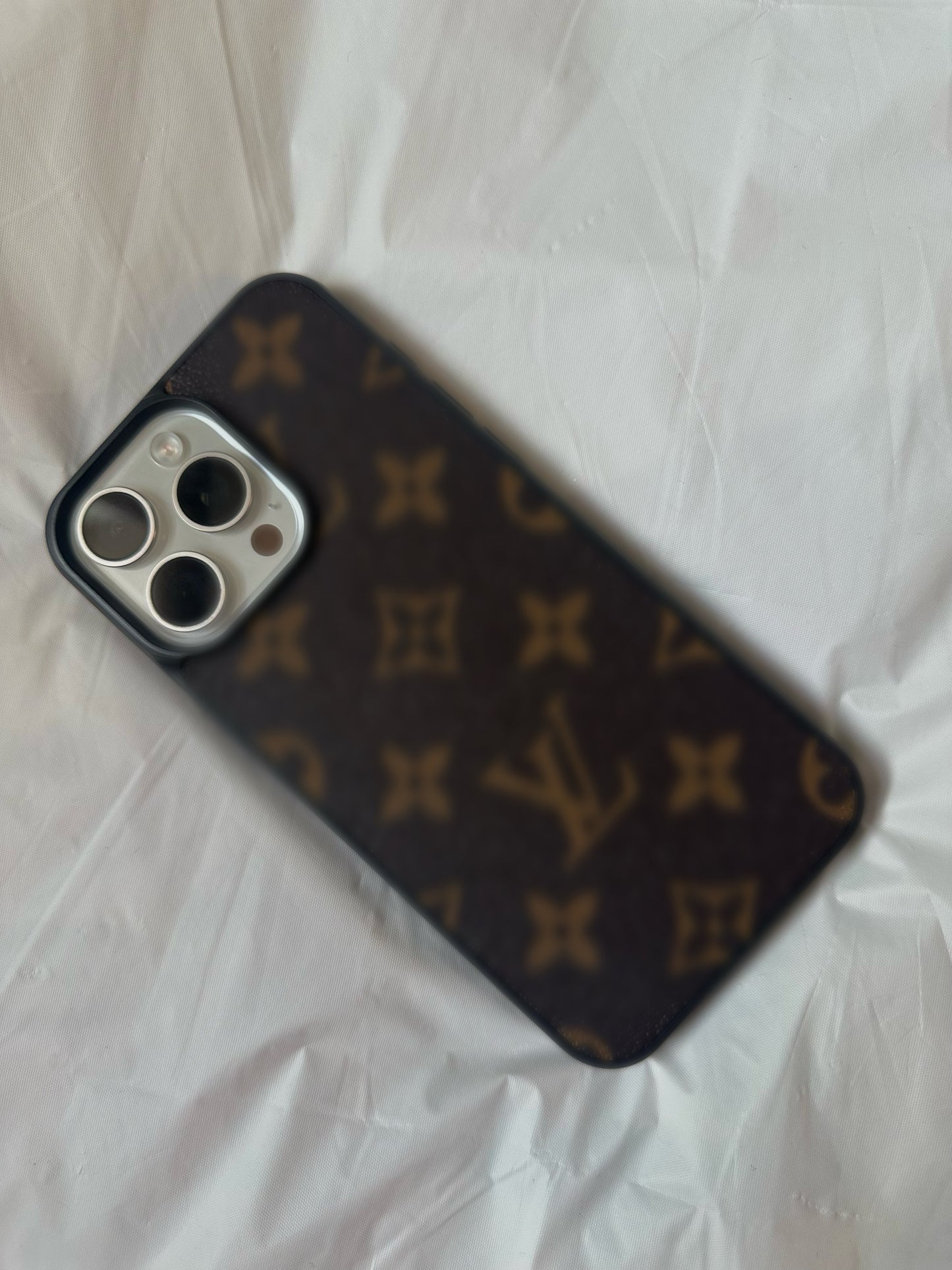 Leather Monogram Case