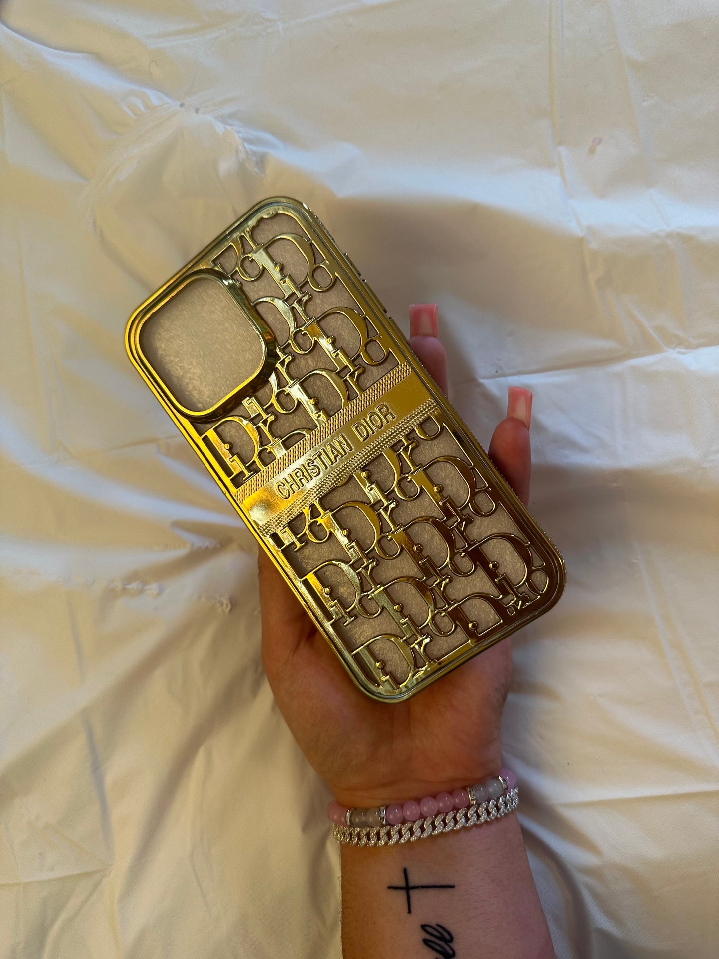 Gold Monogram Case