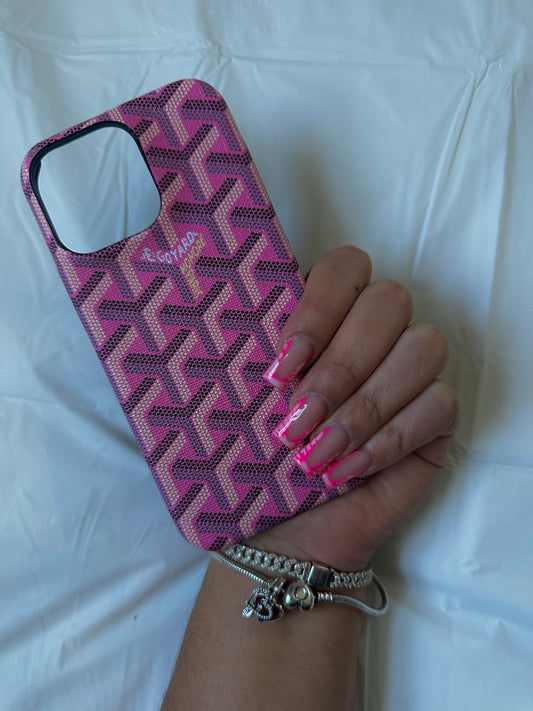 Pink Leather Case